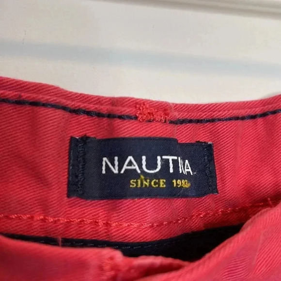 Nautica Red Mens Shorts - Picture 4 of 7